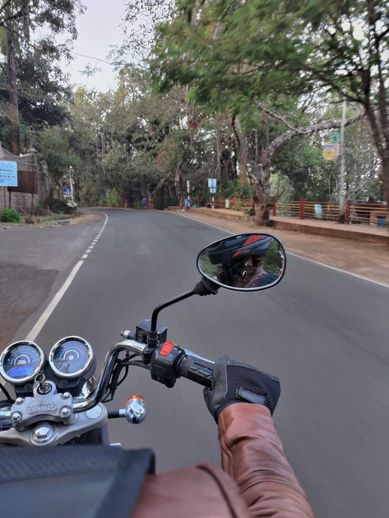 Motorcycle riding